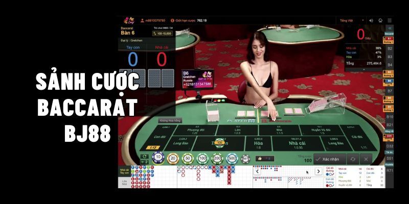 Sảnh cược Baccarat siêu đẹp